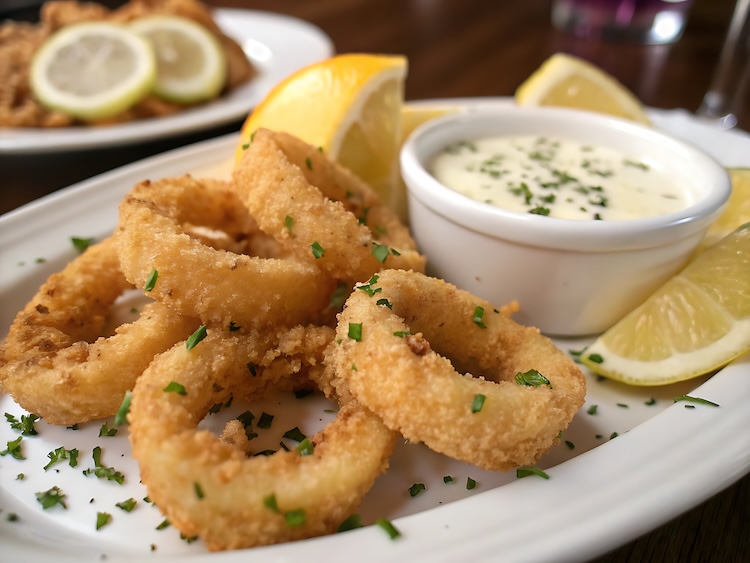 Fischgericht mit Gemüse